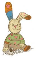 Banny rabbit 4 embroidery design