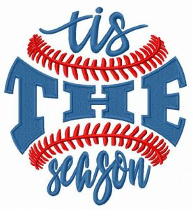 Tis the season embroidery design