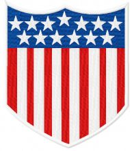 USA Centennial soccer logo embroidery design