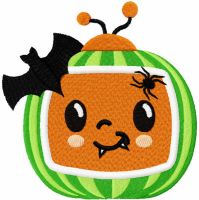Halloween cocomelon embroidery design