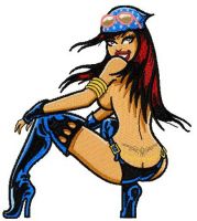 Motorcycle Maven embroidery design