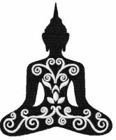Buddha free embroidery design 1