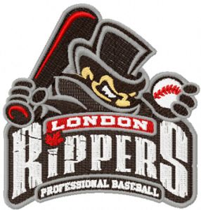 London Rippers Logo embroidery design