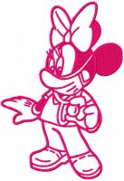 Medic Minnie embroidery design