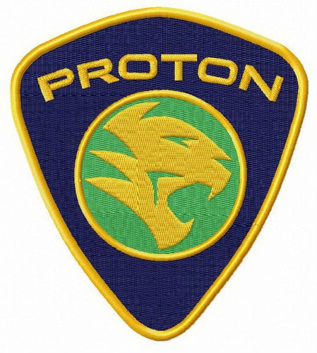 PROTON Holdings Berhad logo machine embroidery design