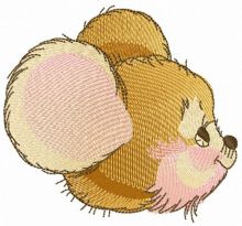 House mouse embroidery design