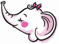 Chin up! embroidery design