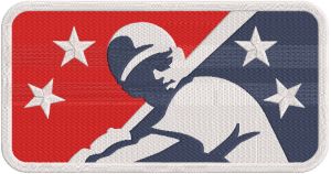 Minor League Baseball logo 2023 embroidery design