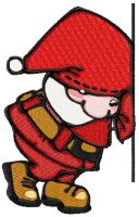 Little Santa 3 embroidery design