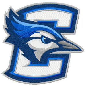 Creighton Bluejays logo embroidery design