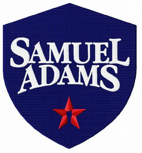 Samuel Adams logo machine embroidery design