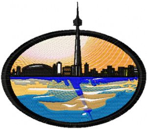 Toronto embroidery design