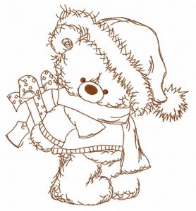 Christmas teddy bear 10