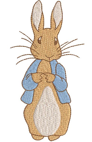 Cute Peter Rabbit embroidery design