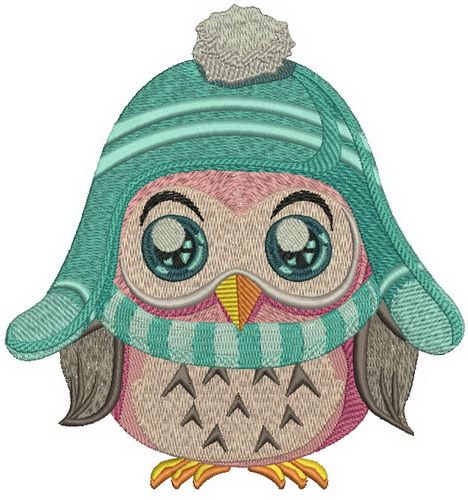 Waiting for spring machine embroidery design