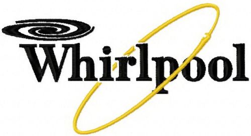 Whirpool logo machine embroidery design