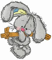 I miss you 3 embroidery design