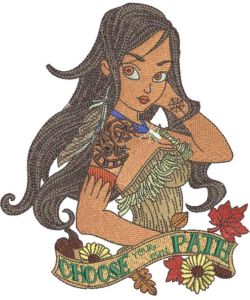Forest fairy 2 embroidery design