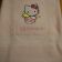 Embroidered Hello Kitty Cupid design on towel