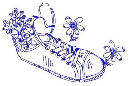 Gumshoes 7 machine embroidery design