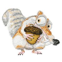 Scrat big embroidery design