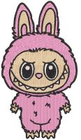 Labubu embroidery design