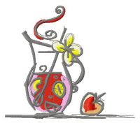 Spain Sangria 4 embroidery design