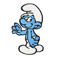 Smurf 1 embroidery design