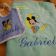 Mickey Mouse embroidered on bib and blanket