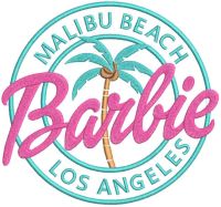 Barbie Lipstick machine embroidery design