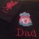 Bath towel with Liverpool machine embroidery design