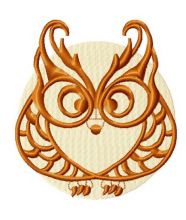 Owl granny 4 embroidery design