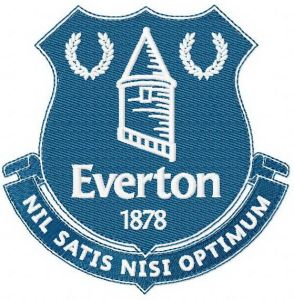 Everton football club 2 embroidery design