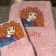 Towel with Princess Merida embroidery design