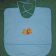 Cute baby bib with Pooh embroidered