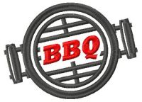 BBQ embroidery design