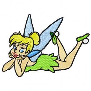 Tinkerbell 7 machine embroidery design