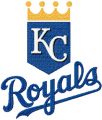 Kansas City Royals logo embroidery design