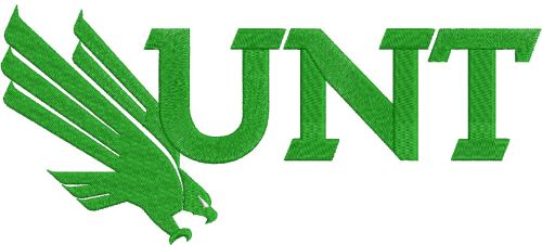 North Texas Mean Green 2020 logo embroidery design