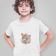 Embroidered t shirt for boy with giraffe embroidery design