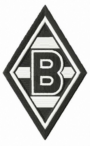 Borussia MG logo machine embroidery design