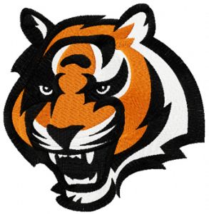 Cincinnati Bengals logo embroidery design