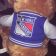 Teddy bear wirh jacket embroidered New York Rangers logo embroidery design