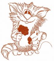 Forget-me-not flowers for my friend 2 embroidery design