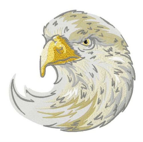 Bald Eagle machine embroidery design