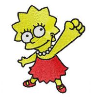 Lisa Simpson 1 embroidery design