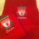 Liverpool football club logo design on towel embroidered