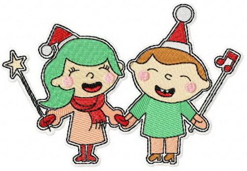 We wish you a Merry Christmas machine embroidery design