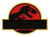 Jurassic World embroidery design