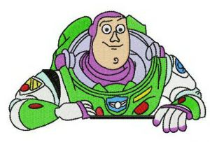 Space ranger Buzz embroidery design